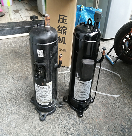 图们中央空调压缩机的更换维修